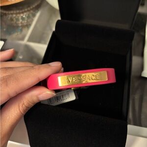 Versace bracelet with gold Logo